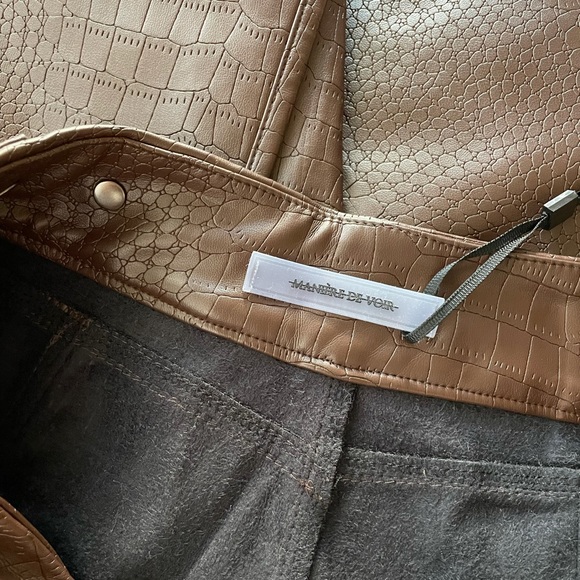 Maniere de voir heart pocket leather trousers - Picture 5 of 5